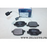 Jeu 4 plaquettes de frein arriere montage lucas Bosch BP1950 0986494776 pour alfa romeo mito