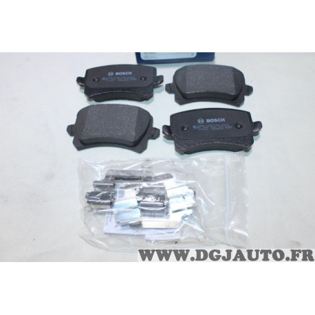 Jeu 4 plaquettes de frein arriere montage lucas Bosch BP1252 0986494626 pour volkswagen passat B6 B7 auydi Q3 seat alhambra 2 II