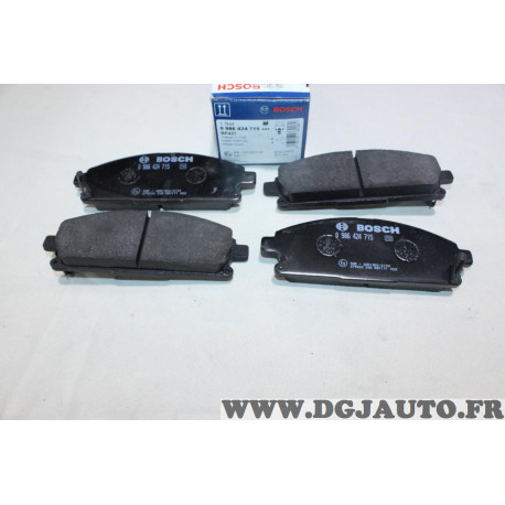 Jeu 4 plaquettes de frein avant montage sumitomo Bosch BP427 0986424715 pour honda elysion nissan terrano R20 pathfinder R50 