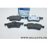 Lot 4 plaquettes de frein arriere montage teves Bosch BP973 0986494063 pour mini one cooper R50 R52 R53