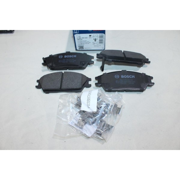 Jeu 4 plaquettes de frein avant montage akebono Bosch BP578 0986494620 pour honda accord AC AD hyundai accent lantra pony 