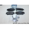 Jeu 4 plaquettes de frein avant montage akebono Bosch BP578 0986494620 pour honda accord AC AD hyundai accent lantra pony