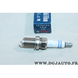Lot 2 bougies allumage FR7DCX+ 0242235667 7956 pour opel monterey 3.2 renault espace 3 III daewoo chevrolet espero kalos nubira 