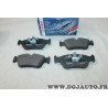 Jeu 4 plaquettes de frein avant montage teves Bosch BP1006 0986494096 pour BMW serie 1 3 E87 E90