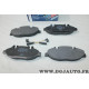 Jeu 4 plaquettes de frein avant montage bendix Bosch BP991 0986494081 pour mercedes vito W639 