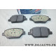 Jeu 4 plaquettes de frein avant montage teves Bosch BP2492 0986424869 pour opel insignia B