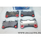 Jeu 4 plaquettes de frein arriere montage brembo Bosch BP1141 0986494205 pour audi Q7 porsche cayenne volkswagen touareg 