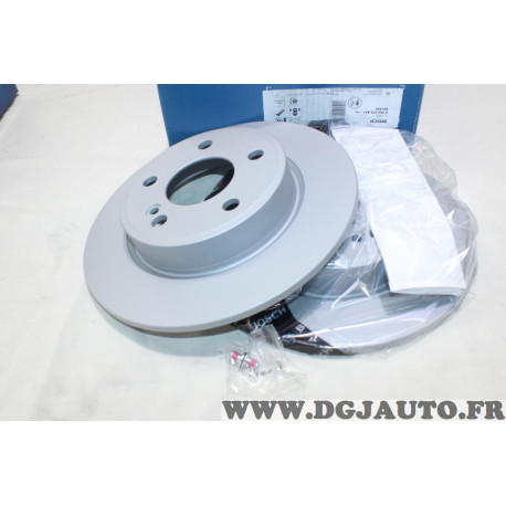 Jeu 2 disques de frein arriere plein 276mm diametre Bosch BD1690 0986479A03 pour mercedes classe A B CLA GLA W176 W242 W246 