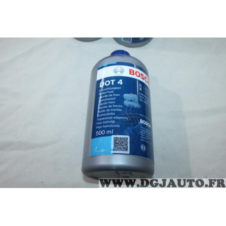 Bidon flacon 500ml liquide de frein DOT 4 Bosch DOT4 1987479106 