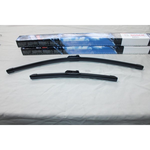 Jeu 2 balais essuie glace souple aerotwin 600MM + 340MM Bosch A299S 3397007299 pour fiat 500 ford ka 2 II renault zoe honda city