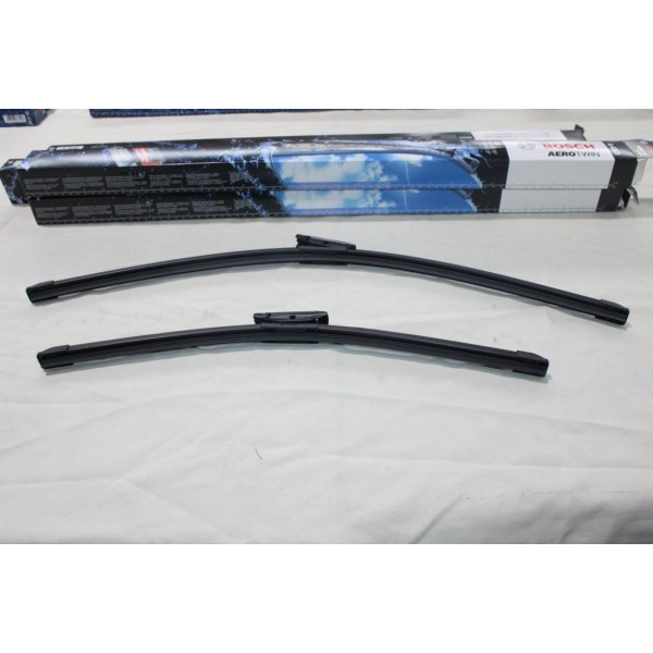 Jeu 2 balais essuie glace souple aerotwin 650MM + 475MM Bosch A426S 3397007426 pour citroen nemo spacetourer jumpy 3 III fiat 