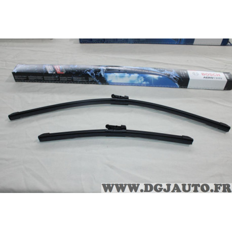 Lot 2 balais essuie glace souple aerotwin 650mm + 400mm Bosch A538S 3397007538 pour toyota avensis T27 