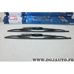 Jeu 2 balais essuie glace 2x 550mm avec gicleurs Bosch 405 3397005800 pour peugeot 405 