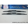 Jeu 2 balais essuie glace 2x 550mm avec gicleurs Bosch 405 3397005800 pour peugeot 405