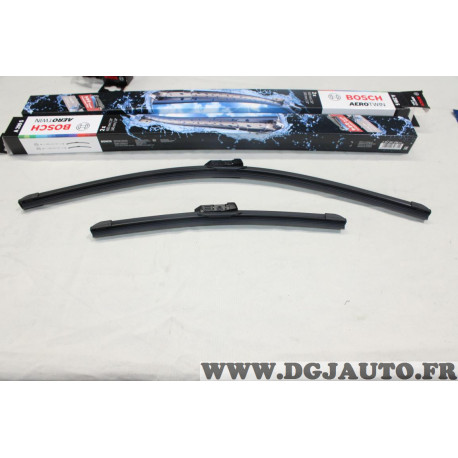 Lot 2 balais essuie glace souple aerotwin 600MM + 340MM Bosch A299S 3397007299 pour fiat 500 ford ka 2 II renault zoe honda city