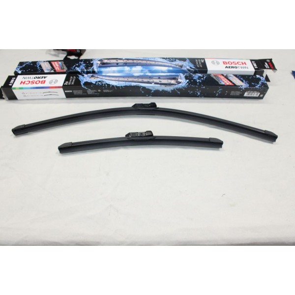 Lot 2 balais essuie glace souple aerotwin 600MM + 340MM Bosch A299S 3397007299 pour fiat 500 ford ka 2 II renault zoe honda city