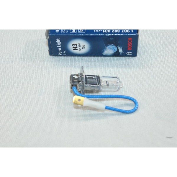 Ampoule de phare projecteur type H3 12V 55W pure light Bosch 453 1987302031 