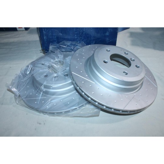 Jeu 2 disques de frein arriere ventilé 324mm diametre Bosch BD2138 0986479A78 pour BMW serie 1 3 E81 E87 E90 E91 E92 E93