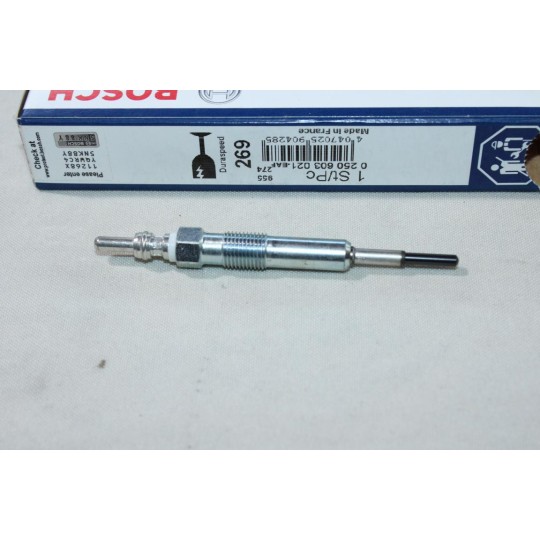 Lot 2 bougies de prechauffe Bosch 269 0250603021 pour audi A3 A4 seat alhambra ibiza 3 4 III IV cordoba 2 II altea toledo 3 III