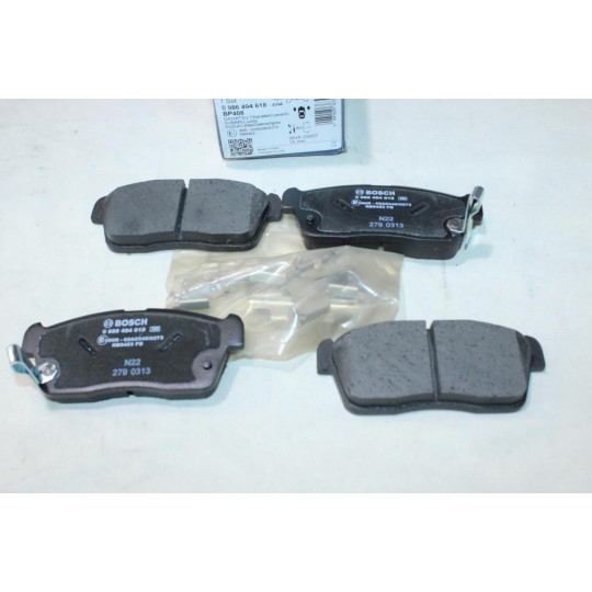 Jeu 4 plaquettes de frein avant montage akebono Bosch BP408 0986494618 pour daihatsu YRV cuore copen sirion trevis nissan pixo