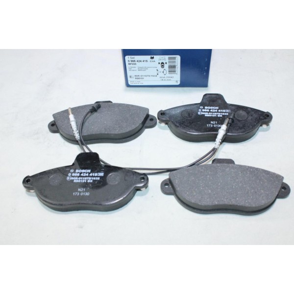 Jeu 4 plaquettes de frein avant montage bendix Bosch BP205 0986424415 pour citroen evasion jumpy 1 fiat scudo ulysse 1 peugeot 