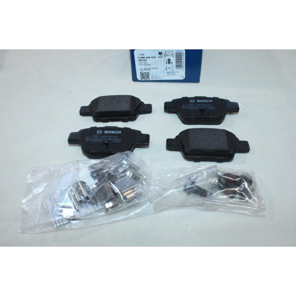 Jeu 4 plaquettes de frein arriere montage bosch Bosch BP336 0986494030 pour alfa romeo mito fiat stilo bravo 2 II multipla 