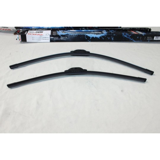 Lot 2 balais essuie glace 650mm + 550mm souple aerotwin Bosch A957S 3397118957 pour renault scenic 2 II 