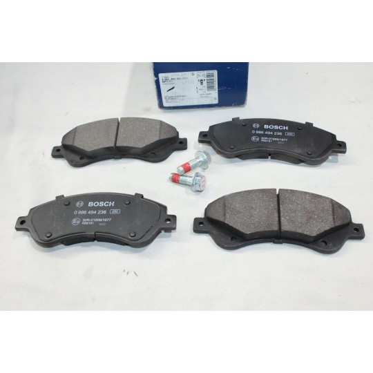 Jeu 4 plaquettes de frein avant montage bosch Bosch BP1171 0986494236 pour ford transit 6 VI 