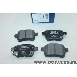 Jeu 4 plaquettes de frein arriere montage lucas Bosch BP1976 0986494802 pour fiat 500L tipo 2 II 