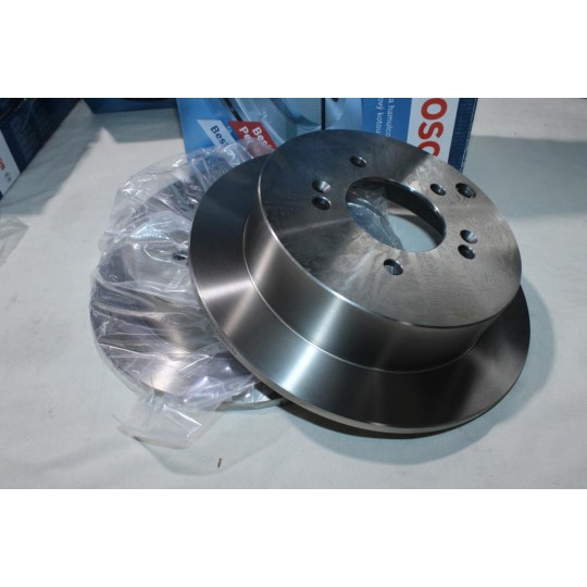Jeu 2 disques de frein arriere plein 284mm diametre Bosch BD967 0986479126 pour hyundai trajet santa fe tucson ix35 kia 