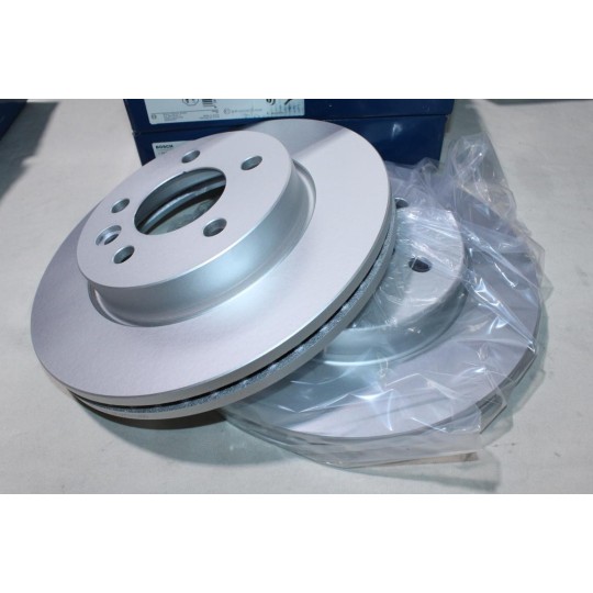 Lot 2 disques de frein avant ventilé 303mm diametre Bosch BD1647 0986479154 pour volkswagen amarok partir de 2010 