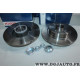 Jeu 2 disques de frein arriere plein 274mm diametre avec roulement de roue ABS Bosch BD1119 0986479270 pour renault megane 1 