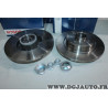 Jeu 2 disques de frein arriere plein 274mm diametre avec roulement de roue ABS Bosch BD1119 0986479270 pour renault megane 1