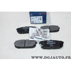 Jeu 4 plaquettes de frein arriere montage sumitomo Bosch BP2719 0986494590 pour kia sorento 1 