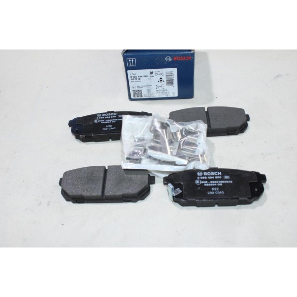 Jeu 4 plaquettes de frein arriere montage sumitomo Bosch BP2719 0986494590 pour kia sorento 1 