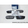 Jeu 4 plaquettes de frein arriere montage sumitomo Bosch BP2719 0986494590 pour kia sorento 1
