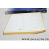 Filtre habitacle interieur Norauto FP128 pour renault megane 1 partir de 1999 megane scenic de 1997 à 1999 (mousse laterale
