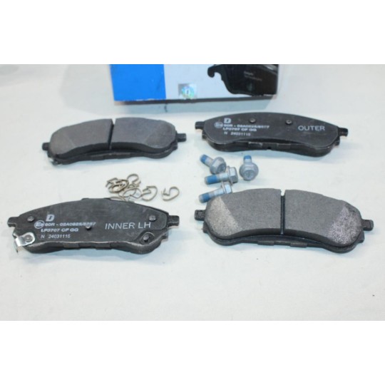 Jeu 4 plaquettes de frein arriere montage CBI Delphi LP3707 pour ford ranger 3 III partir de 2011 