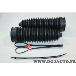 Kit 2 soufflets cremaillere de direction Delphi TBR4225 pour alfa romeo mito citroen nemo fiat grande punto evo fiorino 3 III 