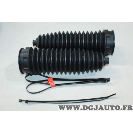 Kit 2 soufflets cremaillere de direction Delphi TBR4225 pour alfa romeo mito citroen nemo fiat grande punto evo fiorino 3 III 