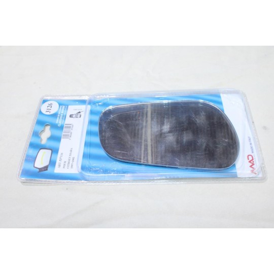 Vitre miroir glace retroviseur droit MAD 3126 537116 pour citroen xsara de 1997 à 2002 