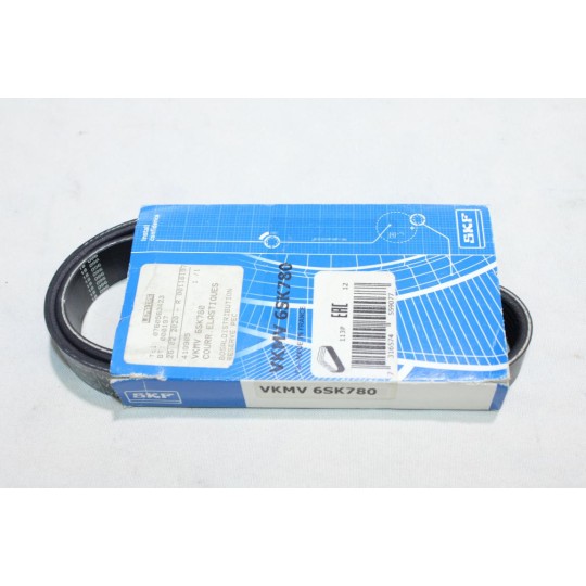 Courroie accessoire 6PK780 SKF VKMV6SK780 pour seat cordoba 2 II ibiza 3 III skoda fabia roomster volkswagen polo 4 IV land