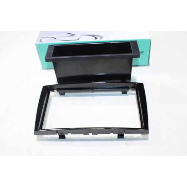 Cadre contour poste radio autoradio avec bac Phonocar 03193 pour peugeot 308 de 2010 à 2014 