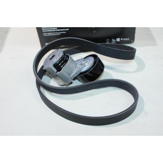 Kit courroie accessoire 6PK1200 + galet tendeur Contitech 6PK1200K1 pour renault kangoo 1 2 I II clio 2 3 4 II III IV megane 2 