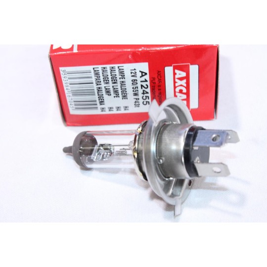 Ampoule de phare projecteur H4 12V 60/55W P43T Axcar A12455 