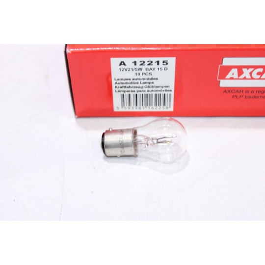 Boite 10 ampoules de feu 12V 21/5W BAY15D Axcar A12215 