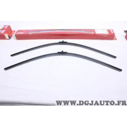 Jeu 2 balais essuie glace souple 700MM + 700MM Axcar A7070FB pour peugeot 407 partir de 2004 