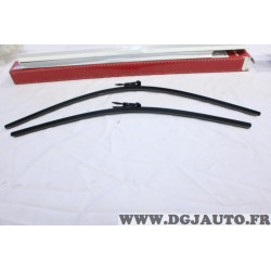 Jeu 2 balais essuie glace souple 700MM + 600MM Axcar A7060FB pour citroen C4 partir de 2004 peugeot 307 de 2003 à 2005 
