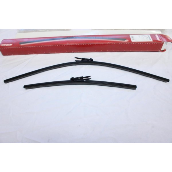 Jeu 2 balais essuie glace souple 650MM + 400MM Axcar A6540FB pour fiat grande punto partir de 2005 linea partir de 2007 opel 