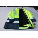 Parka haute visibilité jaune 4 en 1 taille L NEUF à laver (stockage) Coverguard 70551 HIVIZ4-IN-1 